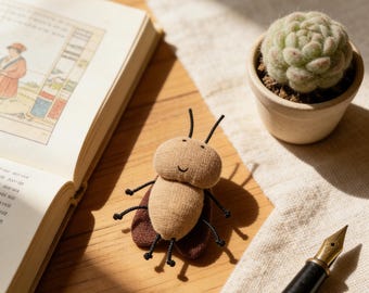 Naai-tutorial Quirky Roach Plushie | Geschikt voor beginners (pdf-download)