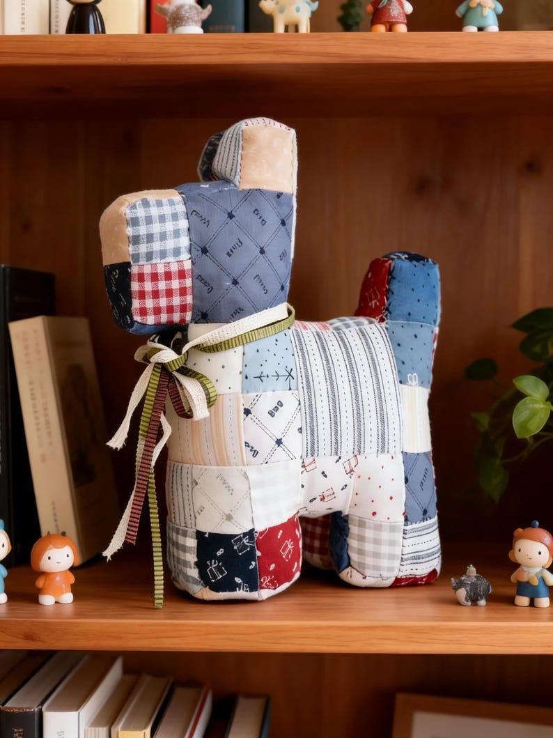 Patchwork Puppy Tutorial, PDF Guide Hand Sewing image 4