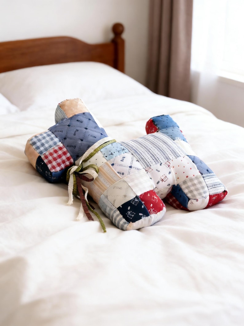 Patchwork Puppy Tutorial, PDF Guide Hand Sewing image 5