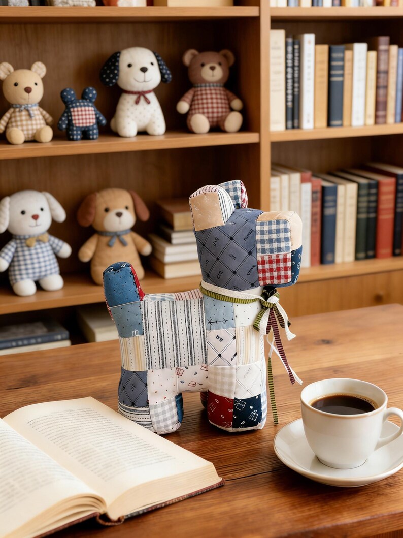 Patchwork Puppy Tutorial, PDF Guide Hand Sewing image 6