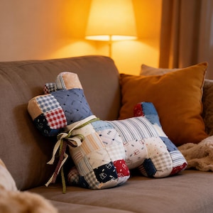 Patchwork Puppy Tutorial, PDF Guide Hand Sewing image 2