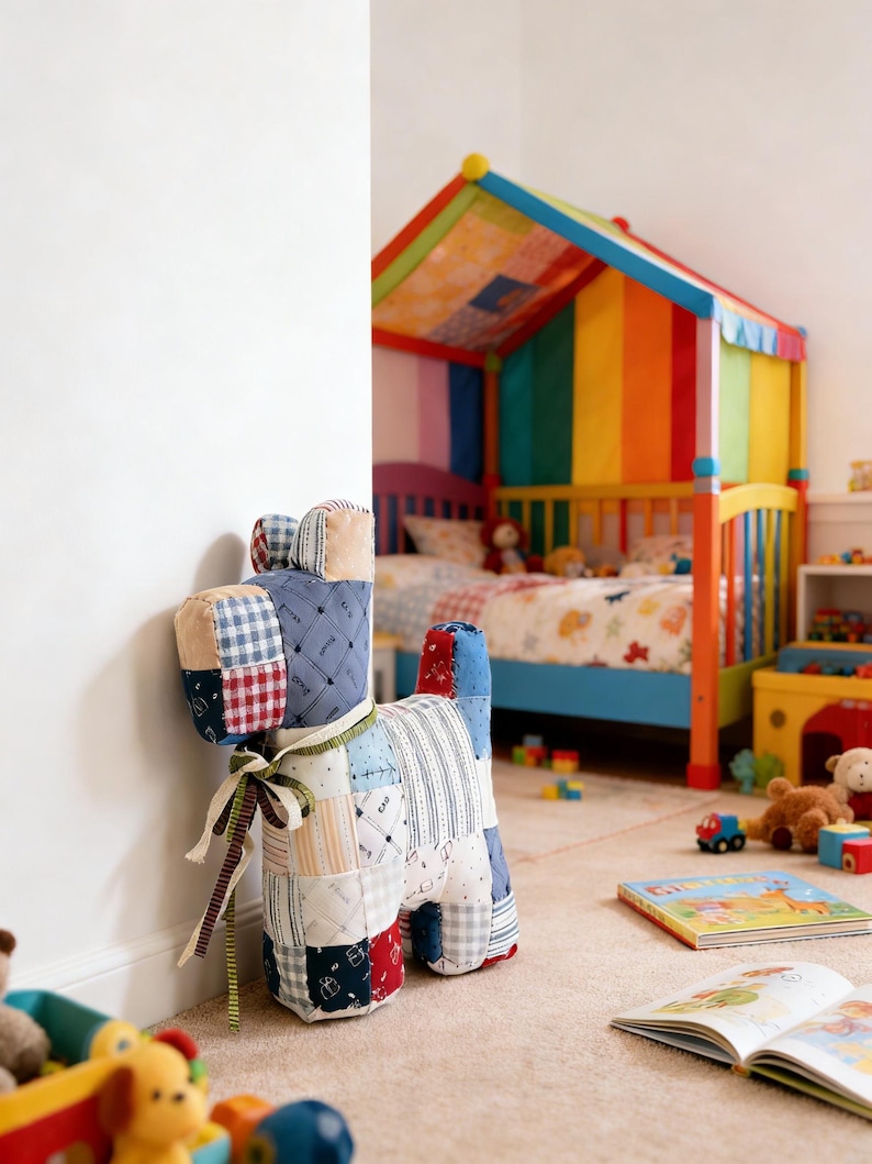 Patchwork Puppy Tutorial, PDF Guide Hand Sewing image 3