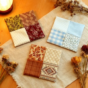 Tutorial completo en PDF para crear un posavasos rústico acogedor: guía de costura detallada paso a paso