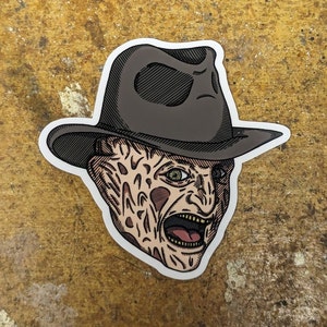 Freddy Krueger Vinyl Sticker | Nightmare on Elm Street | Horror Sticker