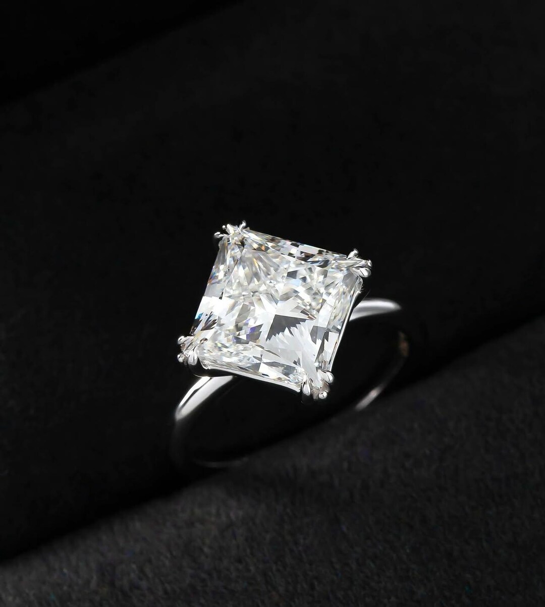 Princess Cut Lab Grown Diamond Ring - 1 CT–3 CT Engagement & Wedding ...