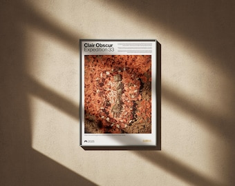 Calir Obscure Expedition 33 | Game of the Year 2025 | Digital Art Poster