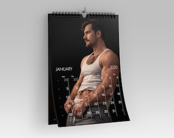 Kalender 2026 – Sexy Henry Cavill (Digitale Kunst)