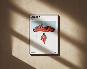 Akira | 1988 | Digitales Kunstposter