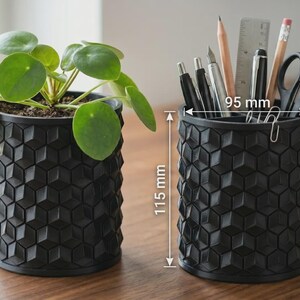 Modern Geometric Desk Organizer/Flower Pot Holder