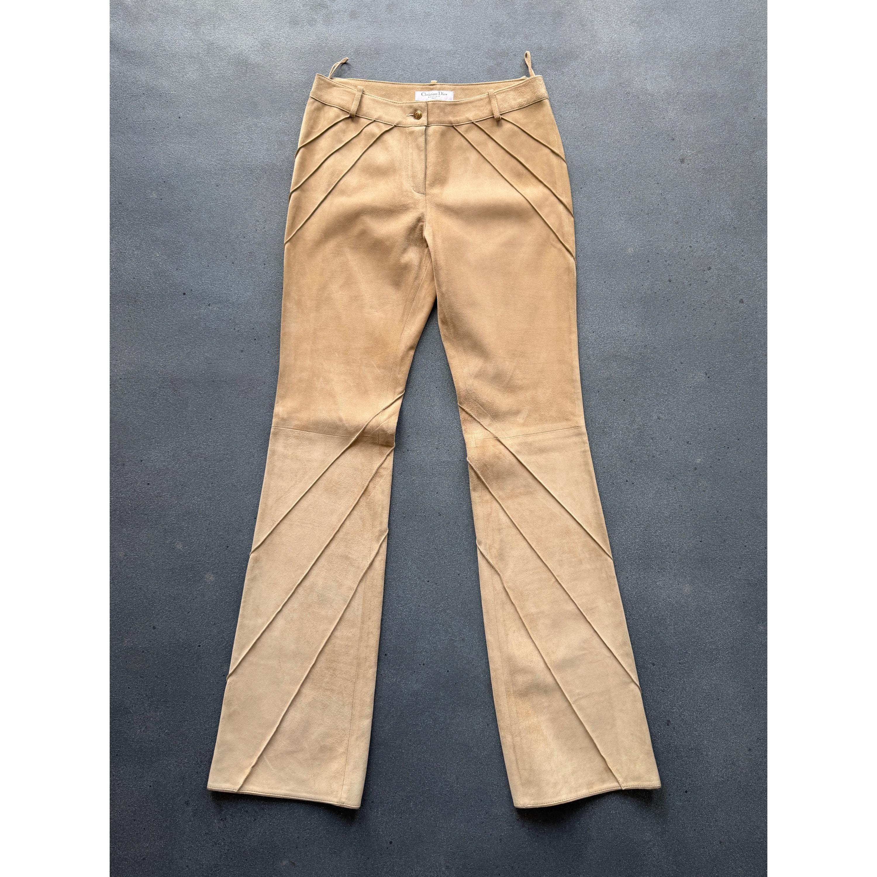パンツ 90s Christian Dior tuck wide chino pants Vintage Dior Pants - Etsy