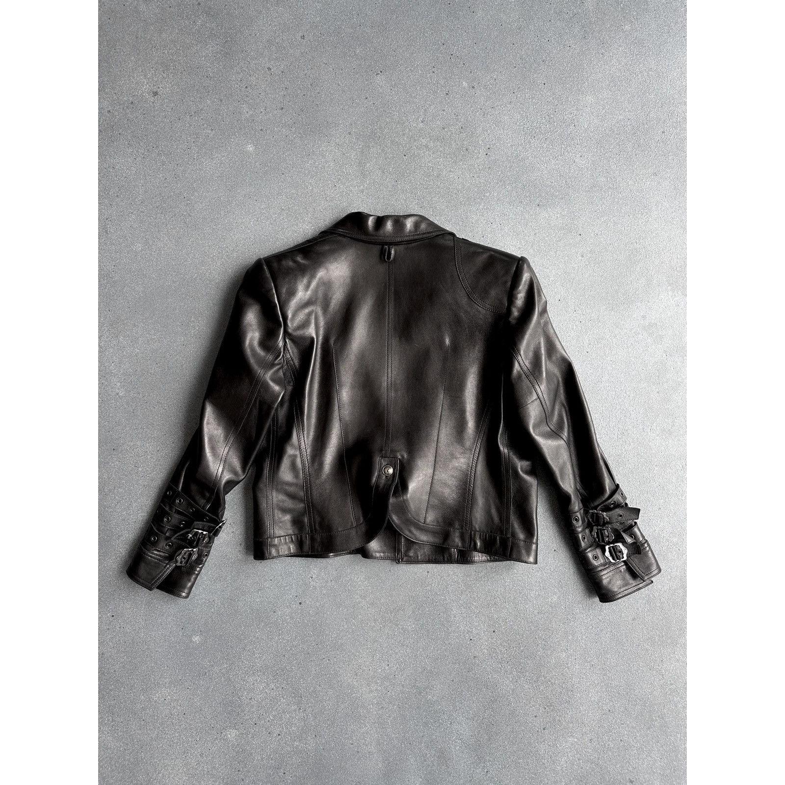 F/W 2003 Christian Dior by John Galliano Leather Bondage Buckle