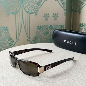 Gucci Rhinestone Sunglasses - Etsy