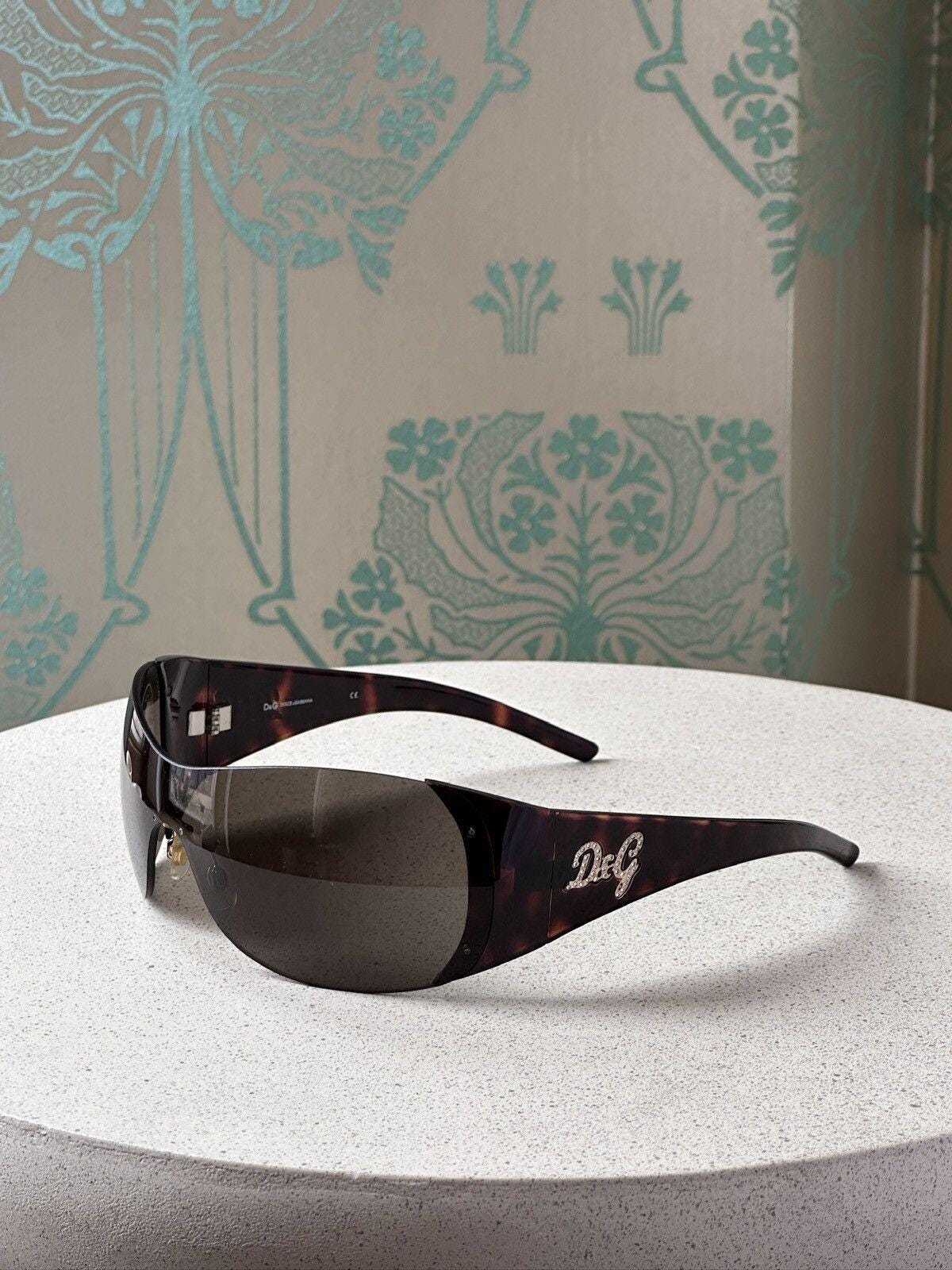 小物 DOLCE&GABBANA rim less sunglasses Y2K Dolce and Gabbana Y2k Sunglasses - Etsy