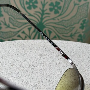 Vintage Chanel Schild Maske Grün Silber Licht Sonnenbrille 4042 Bild 10