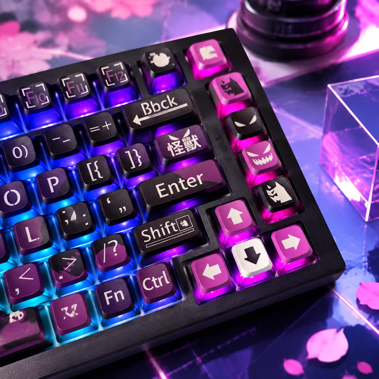 Monster Key Board Layout Godzilla Artisan Keycap | Kaiju Monster Keyboard Keycap | Anime Resin ...