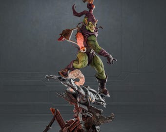 Goblin Rider 1/6 Scale STL Statue + Bust | Villain Fanart (3D Print File)