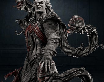 Knull Venom Fanart STL Statue | 1/6 Scale Symbiote God (3D Print File)