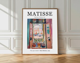 Matisse "Open Window" Print – Fauvism Art, Museum Quality