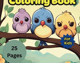 Flying Birds Coloring Book | Printable Bird Pages (PDF Download)