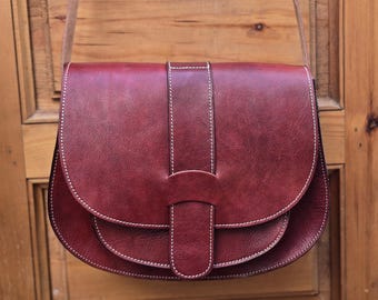 shoulder bag, Christmas gift, handbag for women, everyday bag, handmade calfskin leather, satchel  woman