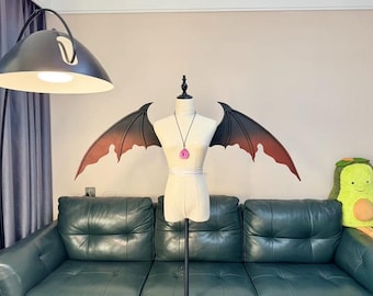 Małe skrzydła demona Cosplay skrzydła nietoperza skrzydła diabła czerwone czarne skrzydła gotycki kostium skrzydła wróżki kostium na halloween słodkie skrzydła diabła