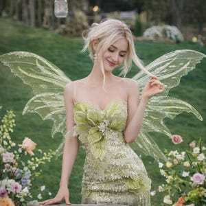 womens enchanted fairy dress Enchanted Forest Ruffle Dress
