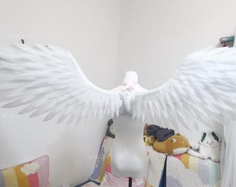Electric Powered 2-Wing Angel Wings for Cosplay Fantasy Costume and Photoshoots Celestial Wings for Events and Bridal Accessories