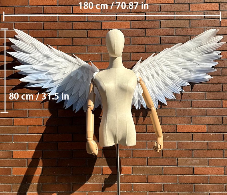 Handmade Fairy Electric Angel Wings,white Purple Moving Flapping ...