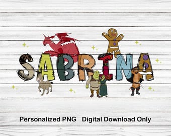 Ogre-Custom-Name-PNG-File、-Custom-Ogre-Name-Hero-Digital-Download、-Custom-Ogre-PNG-files、-Ogre-Personalized-Name