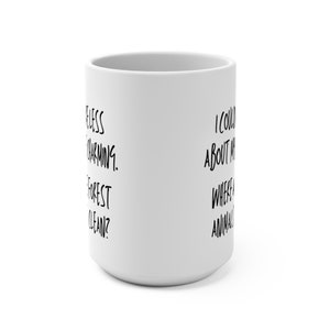 Quirky Humor: 15 oz 'Forest Animals Clean' Mugs on Etsy - Unique Drinkware for Fairy Tale Enthusiasts! | Gift for Independent Women image 3