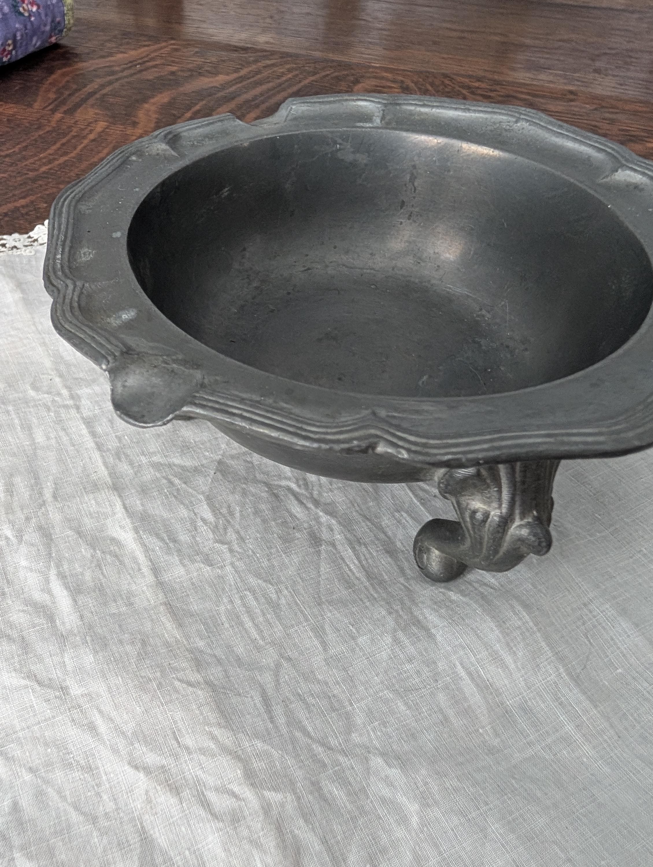 Antique Pewter Ashtrays - Etsy
