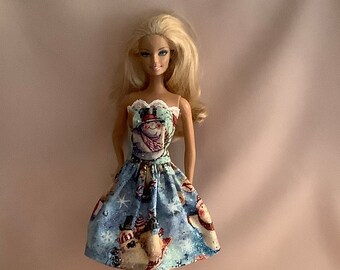 barbie dress material