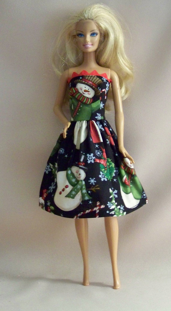black christmas barbie
