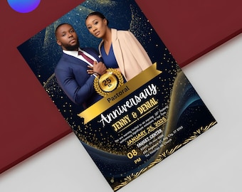 Pastoral Anniversary Flyer Template | Pastor Anniversary Flyer | Pastor Anniversary Program | Church Anniversary Flyer | Church Flyer