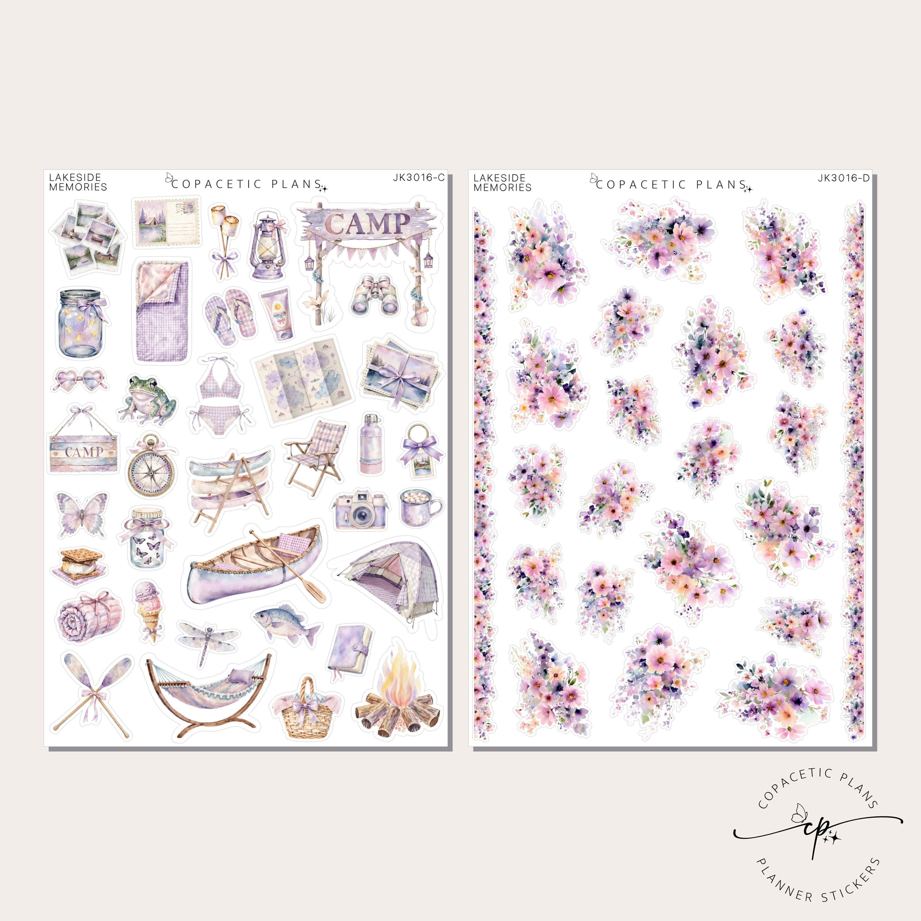 Lakeside Memories - Journal Stickers Kit - Etsy
