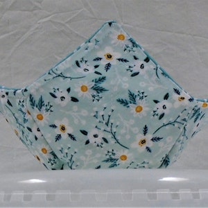 Reversible Microwave Bowl Cozy, Soup Bowl Holder,  Ice Cream Bowl Cozy, Kitchen Essential, Student/Teacher Gift.