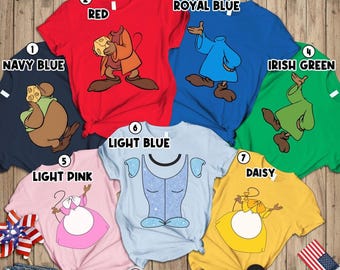 Cinderella Mice Halloween Costume Shirt, Princess Group Shirt, Cinderella Jaq Gus Tee, Halloween Group Matching Tee