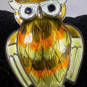David Andersen Owl Brooch - Etsy