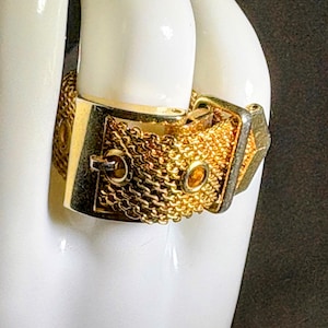 Gold Tone Mesh Belt - Etsy display picture 1