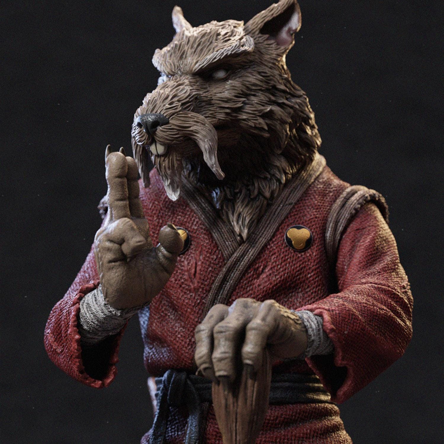 Splinter Costumer Splinter Statue STL | 1/6 Scale Fanart Model (digital Download) - Etsy