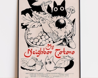 不気味で歪んだ「となりのトトロ」のジクレー版画 - 80年代と90年代の
