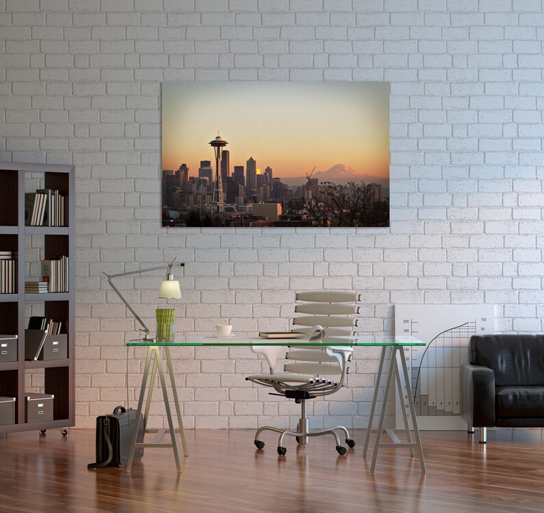 Seattle Skyline Photo, Seattle Skyline Print, Seattle Skyline Canvas
