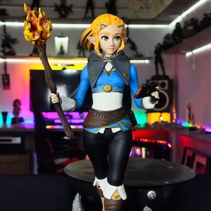The Legend of Zelda -25 cm figuur/standbeeld, SLA/Pla hars 3D-geprint, geschilderd, handgemaakt