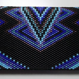CARNIVAL Purse -  Peyote Stitch ODD Count Beading Pattern - Miyuki Delica Size 8 seed beads