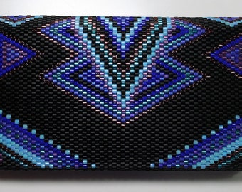 CARNIVAL Purse -  Peyote Stitch ODD Count Beading Pattern - Miyuki Delica Size 8 seed beads
