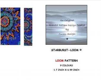 LOOM     Bracelet Pattern -  Starburst
