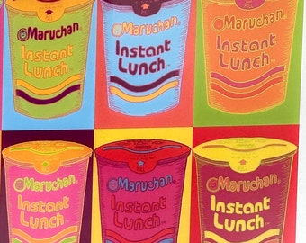 Maruchan Cup of Noodles Pop Art Poster/Print