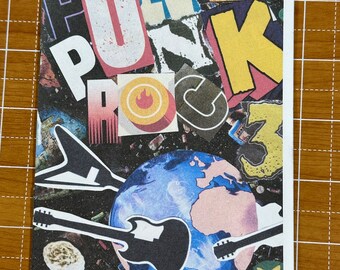 Pure Punk Rock #3 Punk Rock Collage Zine