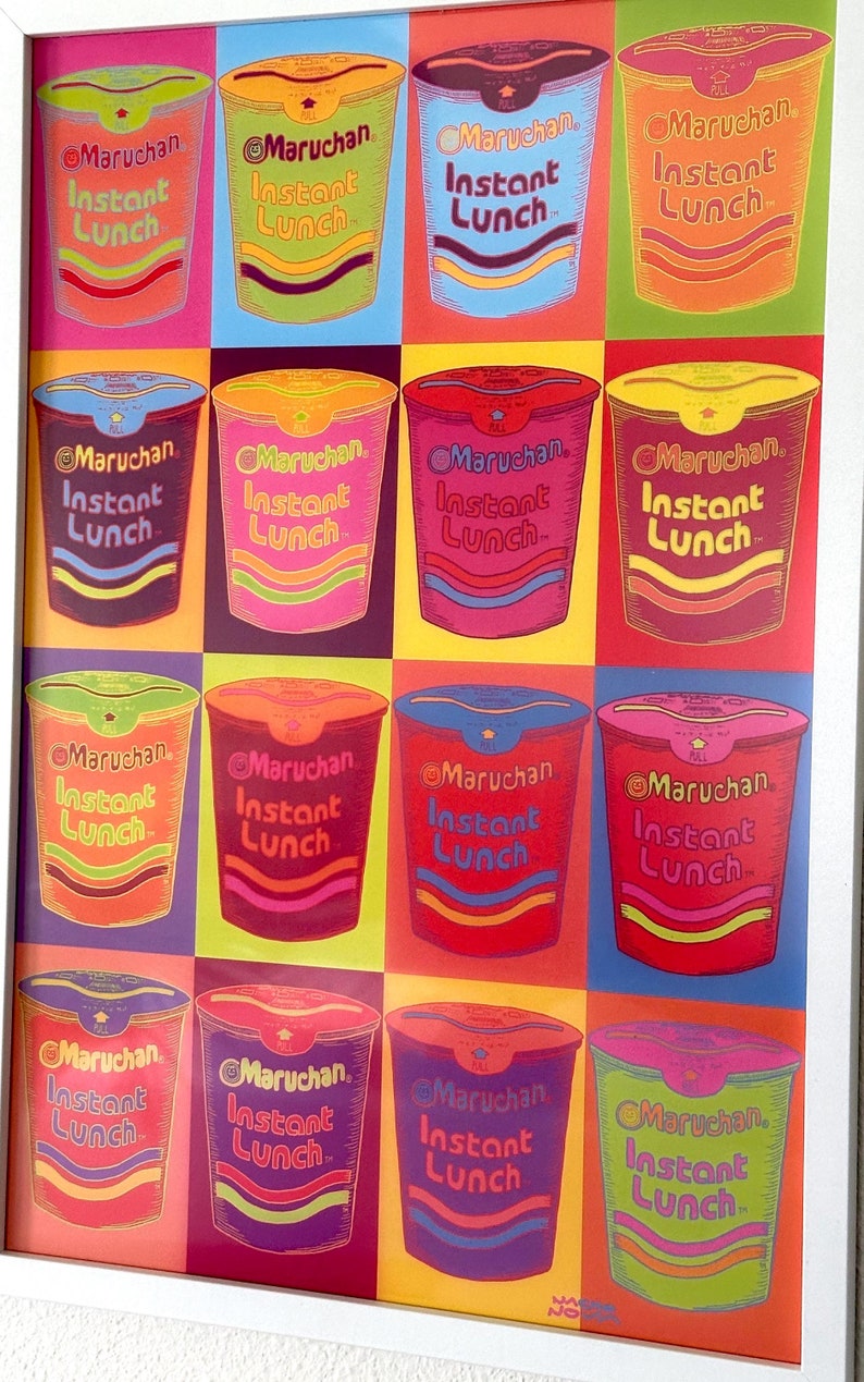 Maruchan Cup of Noodles Pop Art Poster/print - Etsy