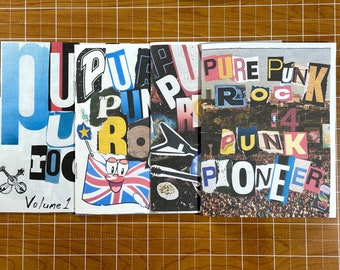 Pure Punk Rock 1-4 Zine Bundle - Etsy